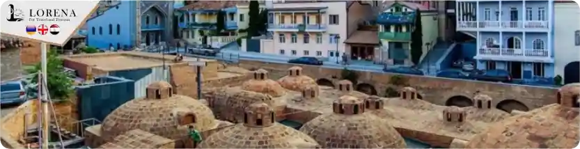 حمامات الكبريت في تبليسي جورجيا (Abanotubani)