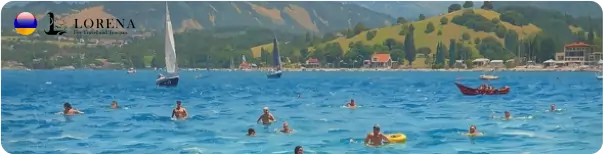 السباحة والأنشطة المائية - السياحة في بحيرة سيفان