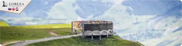 أين تقع جبال القوقاز في جورجيا؟